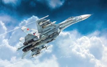 ITA1413 - Avion de chasse Su-27A Flanker à assembler et à peindre