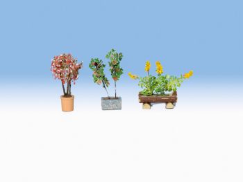 Set de 3 pots de fleurs