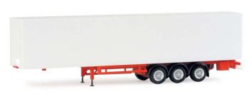 HER076319 - Remorque Tolée 3 Essieux "Blanche" Ech:1/87