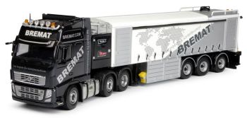 TEK61721 - VOLVO FH03 6x4 Avec Remorque Béton 3 Essieux "BREMAT"