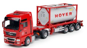 TEK65076 - MAN TGX  XXL Avec remorque 3 Essieux  container citerne "HOYER"