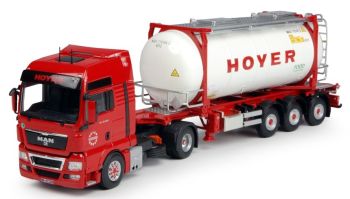 TEK65074 - MAN TGX  XXL Avec remorque 3 Essieux  container citerne Alimentaire "HOYER"