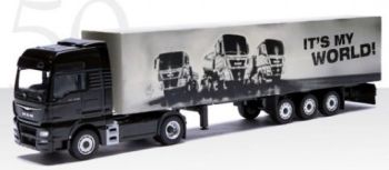 CON76187/02 - MAN TGX XXL Euro6 4x2 Avec Remorque 3 Essieux "TRUCK WORLD 2014"