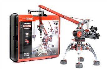 MEC810107 - Grue "MAMMOET"  Avec moteur  de 6 Volt 640 Piéces