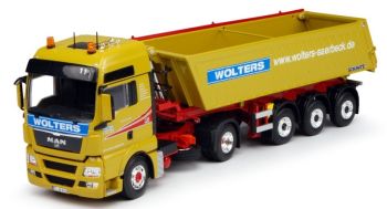 TEK65502 - MAN TGX XXL Avec benne 3 Essieux "WOLTERS"