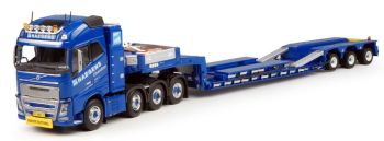 TEK65822 - VOLVO FH04 Globettroter L 8x4 Avec remorque porte Engins 3 Essieux "HAEGENS"