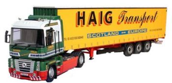 UH5641 - RENAULT Magnum 500 4x2 Avec remorque "HAIG" - Porte clés en cadeau