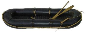 CEN17003 - Bateau Pneumatique avec 2 pagaies, 4 Mines, 1 Casque et 1 Veste Camouflage
