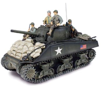 FOV80235 - U.S M4A3 Sherman Tank 3rd Armored Division, Normandy 1944 Ech:1/32