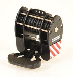 YCC210 - Crochet 215 Tonnes 12 Poulies Noir. Rouge et Blanc LIEBHERR