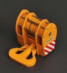 YCC210-2 - Crochet 215 Tonnes 12 Poulies "Jaune,Rouge, Blanc " LIEBHERR