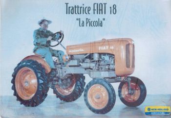 IES22P - Plaque tôlée : FIAT 18 "La Piccola"