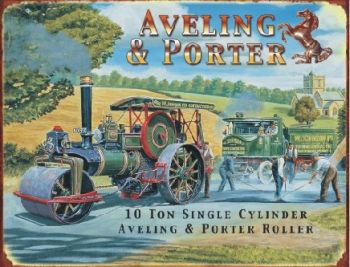 IES28G - Plaque tôlée : "Aveling & Porter"