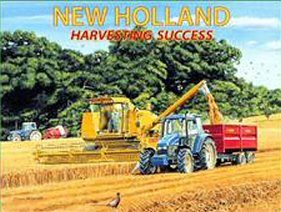 IES37G - Plaque NEW HOLLAND "Harvesting Success"
