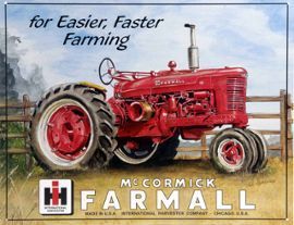 ARCHIVE462 - Plaque FARMALL "for Easier, Faster Farming"