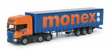 HER153140 - SCANIA R Topline 6x2 avec remorque 3 Essieux MONEX