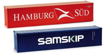 HER076449 - Lot de 2 Containers 40 Pieds HAMBURG SUD et SAMSKIP