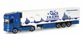 HER153942 - SCANIA 164 Topline 4x2 avec remorque frigo 3 Essieux TRIO TRANS