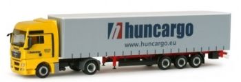HER154963 - MAN TGX XXL 4x2 avec remorque bâchée 3 Essieux HUNCARGO