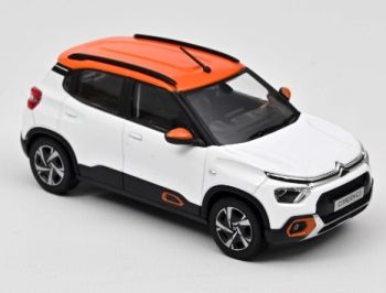 NOREV155221 - CITROËN  C3 2021 Blanc avec toit orange