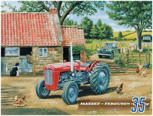 IES49G - Plaque MASSEY FERGUSON 35