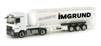 HER156028 - MERCEDES Actros LH08 4x2 avec remorque silo 3 Essieux IMGRUND