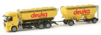 HER156639 - MERCEDES Actros L08 porteur silo 6x2 avec remorque silo 2 Essieux DEUKA