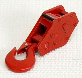 YCC250 - Crochet  25 Tonnes 3 Poulies "Rouge"