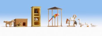 NOC15716 - Lot d'animaux domestiques avec accessoires