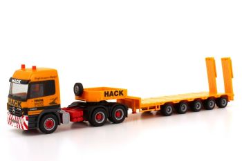 HER157285 - MERCEDES Actros L02 Semi porte engins HACK AUTOKRANE