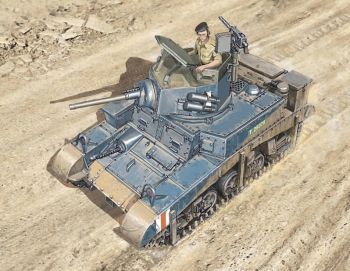 ITA15761 - Char Stuart Light tank à assembler et à peindre