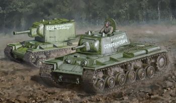 ITA15763 - Chars KV-1 / KV-2 à assembler et à peindre