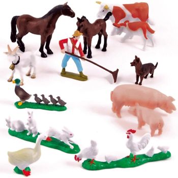 NOREV5000 - Set animaux de la ferme