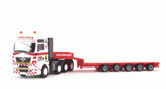 HER158145 - MAN TGX XXL avec plateau 5 essieux RACHBAUER SPECIAL