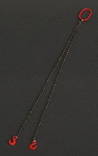 YCC307-R - Elingue de Levage Avec 2 Brins de 10cm "Rouge"