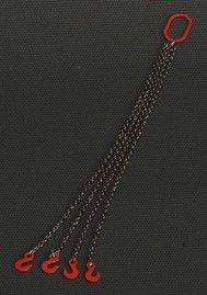 YCC306-R - Elingue de Levage  Avec 4 Brins de 8cm  "Rouge"