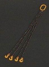 YCC306-Y - Elingue de Levage  Avec 4 Brins de 8cm "Jaune"