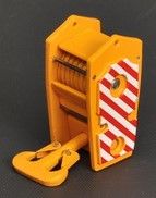 YCC230-2 - Crochet 180 Tonnes 7 Poulies Jaune. Rouge et Blanc  pour Grue TEREX/DEMAG AC500 LIEBHERR