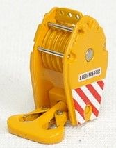 YCC212-2 - Crochet 108 Tonnes 5 Poulies "Jaune,Rouge et Blanc" LIEBHERR