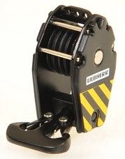 YCC212-1 - Crochet 108 Tonnes 5 Poulies Noir et Jaune LIEBHERR