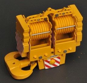 YCC206-2 - Crochet 450 Tonnes 18 Poulies  "Jaune,Rouge et Blanc" LIEBHERR