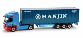 HER158886 - MERCEDES Actros L08 avec remorque container FRANKENBACH HANJIN