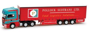 HER159081 - SCANIA R09 TL avec remorque bâchée  POLLOCK LTD