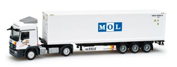 HER159241 - MERCEDES Actros L08 avec remorque porte container SCHMID MOL