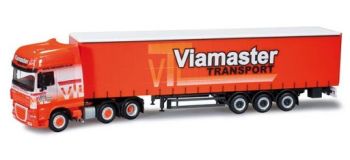 HER159319 - DAF XF105 SSC  avec remorque bâchée  VIAMASTER