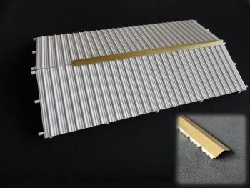 MCD-072 - Faîtage bac acier pour référence MCD-056-A/B Longueur 12.5cm