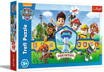 TRF16351 - Puzzle 100 Pièces PAT PATROUILLE L'équipe des Héros