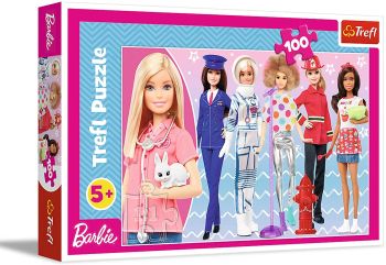 TRF16385 - Puzzle 100 Pièces BARBIE