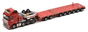 TON31-0011 - VOLVO FH04 GL XL 8x4 Avec Porte engins 6 Essieux extensible et Dolly 2 Essieux "NOOTEBOOM"