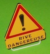 MCD-061 - Panneau Provisoire Rive dangereuse - En kit